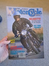 ITOM 50cc 1957 VINCENT BLACK LIGHTNING NEW IMPERIAL CLASSIC MOTORCYCLE FEB 1992