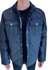 G Star Raw Mens Filch Jacket RRP £180 Navy XXL ONLY Small Fit Coat 
