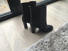 Dune Pembleton Leather Heeled Calf Length Ankle Boot - size 6