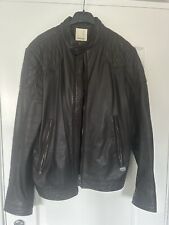 diesel leather jacket large