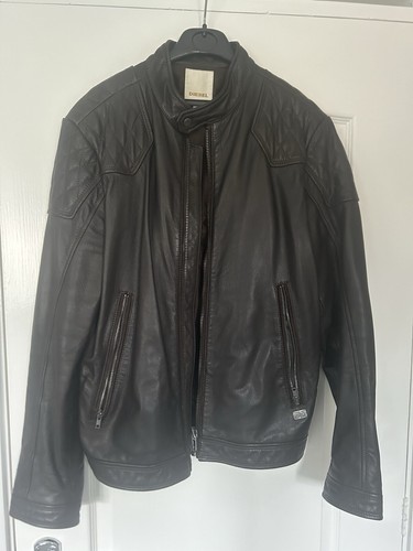 Diesel leather jacket large - diesel,