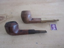 2 x London Made Briar Smoking Pipes - similar to Dr Plumb