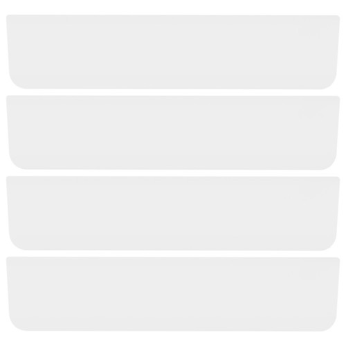 4pcs clear acrylic - 4pcs, tray