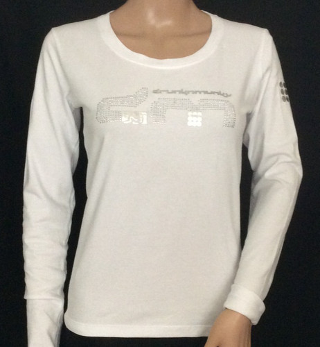 Ladies drunknmunky white dm - ladies,