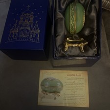 119 Vintage  Atlas Edition Faberge Egg Featuring Glacier Lake.