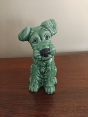Sylvac green ceramic - green, dog