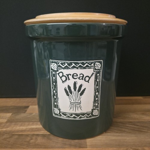 Large bread storage - jar, green