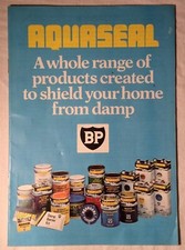 Collectable Vintage BP “Aquaseal” Products Catalogue/Instructions/Brochure c1979