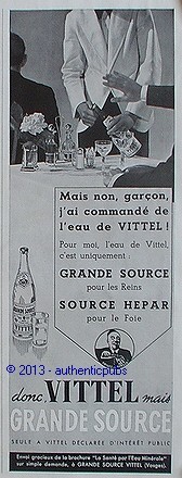 Advertisement vittel grande - vittel,