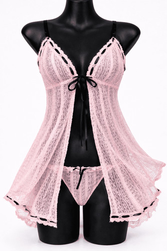Ladies pink lace - ladies,