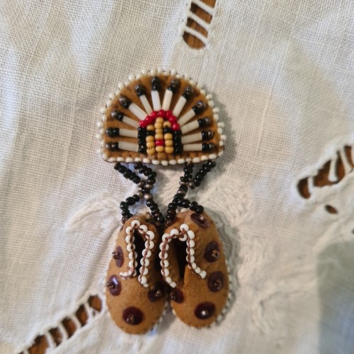 Vintage seed bead souvenir - vintage,