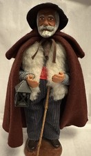 FRENCH MALE SANTON SHEPHERD WITH A LANTERN (SIGNED)
