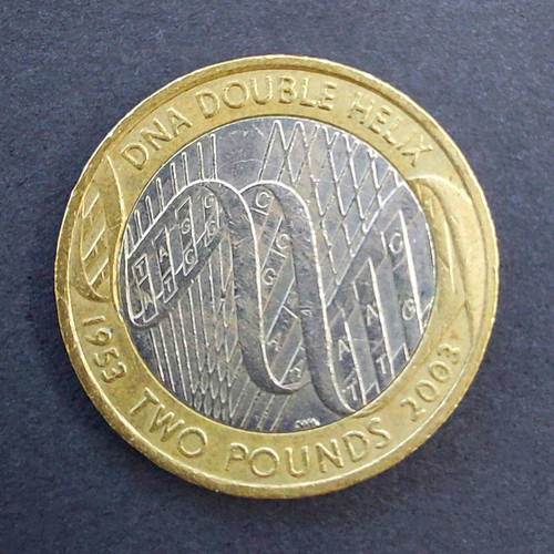 2003 two pound coin dna - £2,