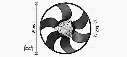 Ava radiator fan - fan, for