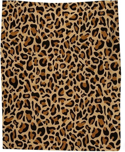 Leopard print blanket - print,