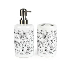 Black Roses Bathroom Set -