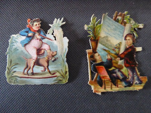 Victorian scenes scraps