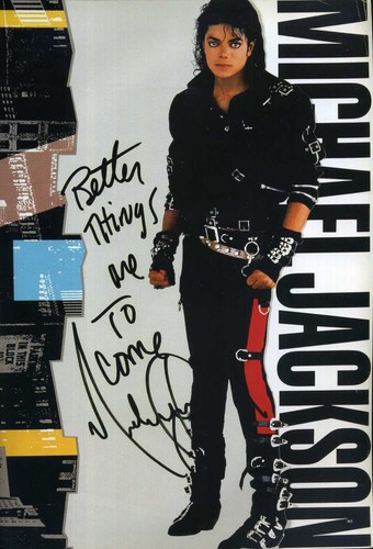 Michael jackson signed - michael,