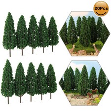 10pcs Model Pine Trees 1:25