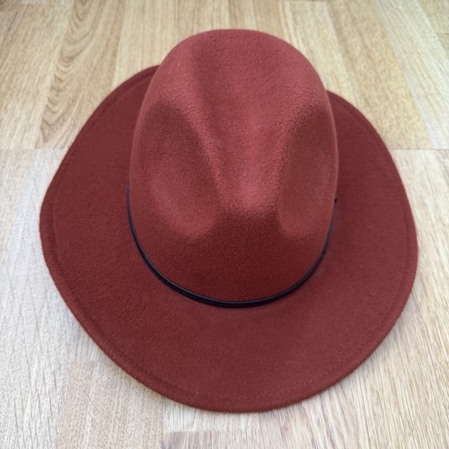 Fedora hat russet rust - m&s,
