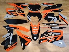 KTM EXC EXC-F  SX SXF 125 250 380 400 520 200 250 300 GRAPHICS KIT 2008 - 2010