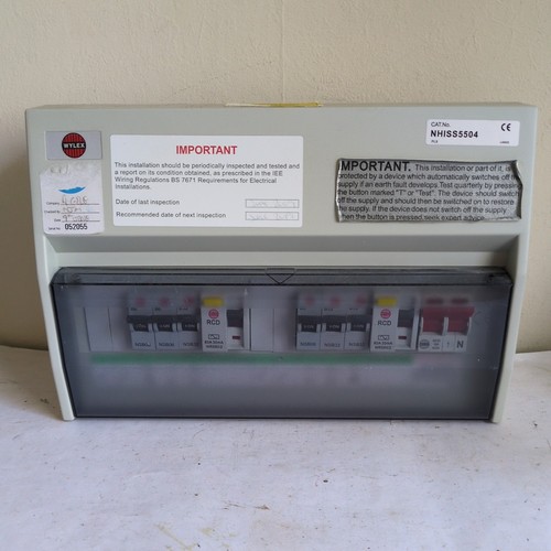 Wylex consumer unit - wylex, rcd's
