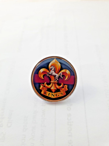 Kings regiment lapel - lapel, pin