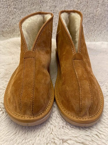 Men suede slippers - slippers, boots