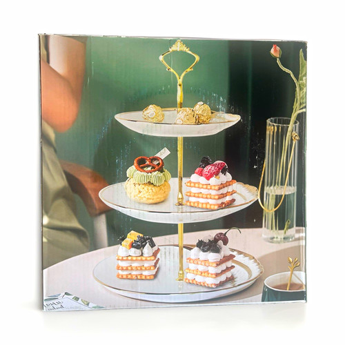 Tier round cake stand - round,