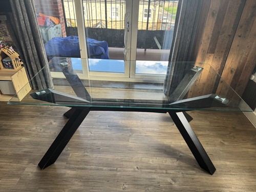 Next oak glass - oak, seater