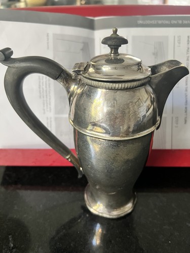Solid silver coffee pot - coffee,
