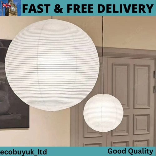 Round lamp paper shade - round,