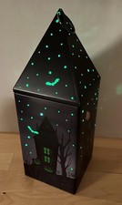 M&S Marks And Spencer Halloween Haunted Spooky House Biscuit Tin - Light up