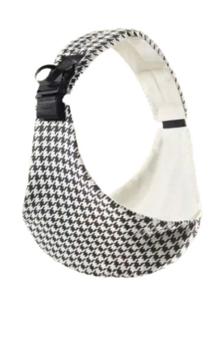 Houndstooth black white baby - houndstooth,