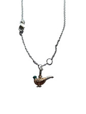 PHEASANT PENDANT IN STERLING