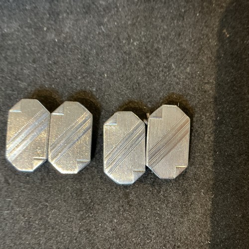 Vintage cufflinks silver - vintage,