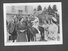 Photos of Royal Family 1951 in Private Album. Young Charles & Anne + George VI