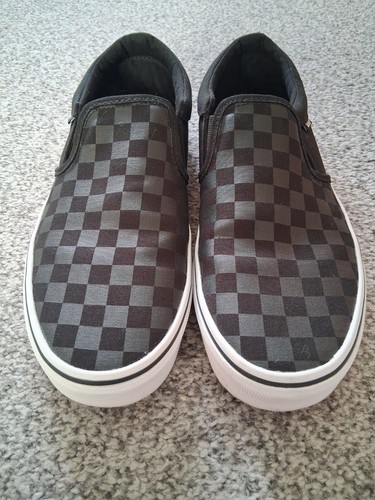 Vans black checkerboard - vans,