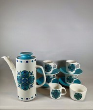 J&G meakin coffee set, cups &