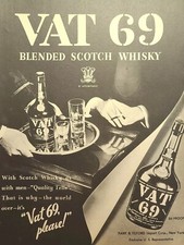 Vat 69 Scotch Whisky Serving
