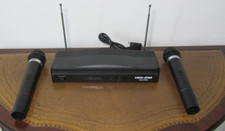 Vocal-Star Vsvfm Dual 2 VHF Wireless Cordless Microphones for Karaoke (2sets)
