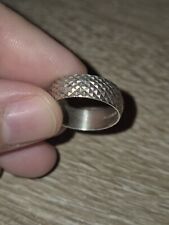 Gents Vintage SE Diamond-Cut Sterling Silver Ring