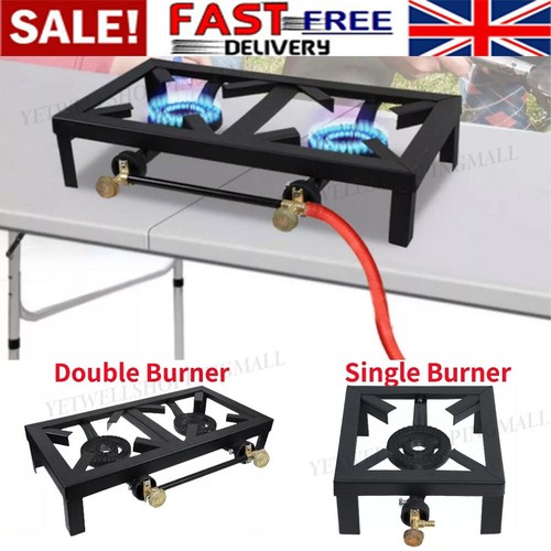 Double single camping stove - double,