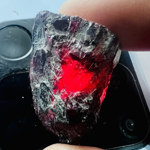 Mystery red garnet large - garnet,