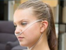 Adult Nasal Cannula Curved Prongs Dual Lumen 1.25m Tube 3PK