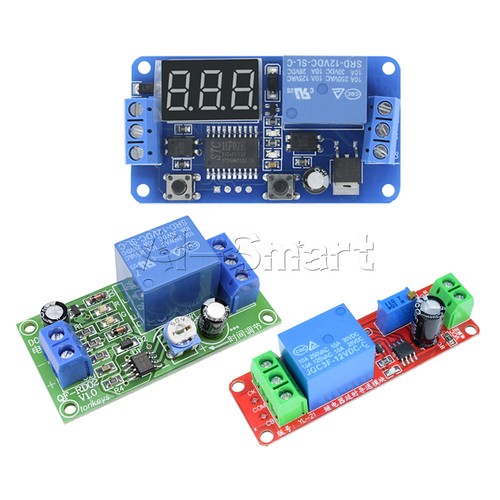 Ne555 delay time relay - delay,