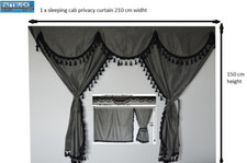 TRUCK CURTAINS FULL SET