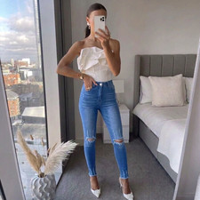 Womens Ladies Jeans Denim