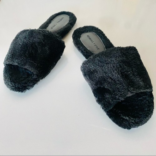 Kendall kylie black faux fur - kendall,