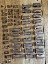 Vintage Copper Carpet Grippers 26 Pieces With Brackets